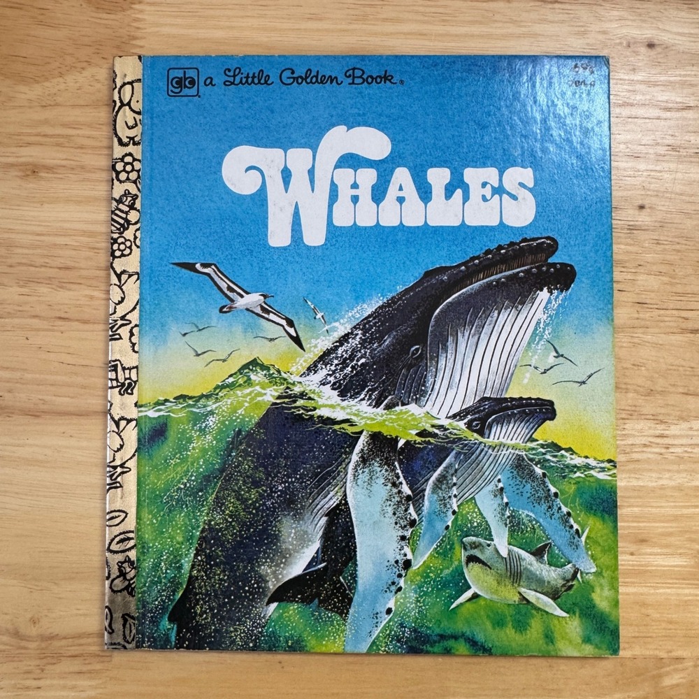 Little Golden‎ Book Whales Jane Werner Watson Illustrated Rod Ruth 1978